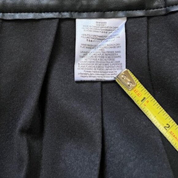 BCBG Black Pleated Mini Skirt - Picture 9 of 9